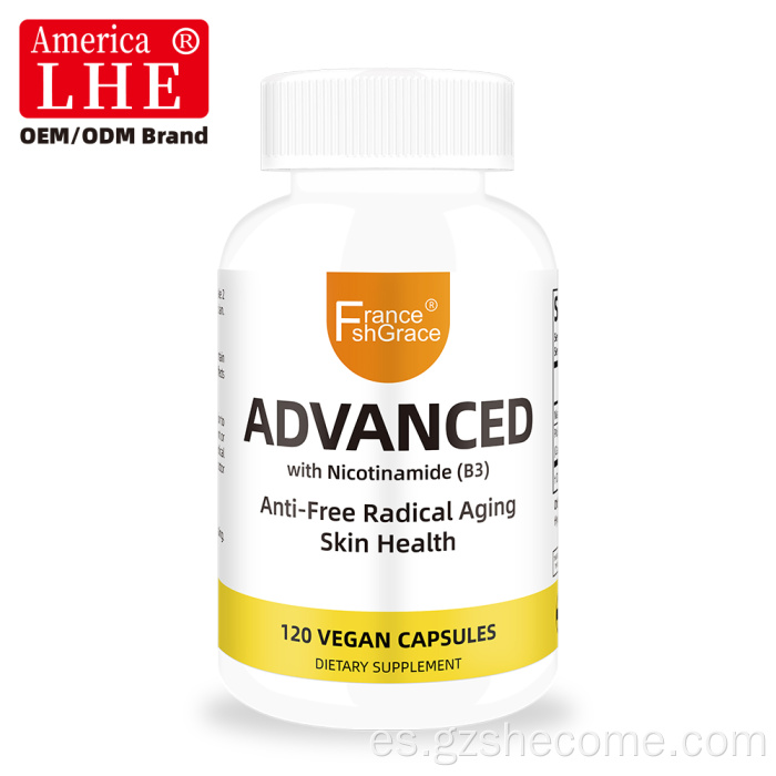 Shecome Advanced Capsules Nicotinamida Salud de la piel